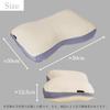 Doctor's Select Healthy Pillow 01, Memory Foam Chip Pillow, Listed Size: Approx. 32 X 54 X 5 Cm (Actual Size: Approx. 30 X 50 X 12 Cm), Low Sinking,