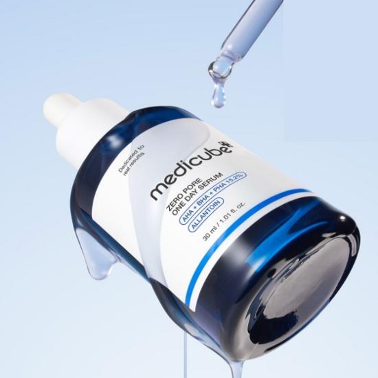 Medicube Zero Pore One Day Serum 30ml + 30ml (1+1) | Daily Pore Tightening & Sebum Control Serum