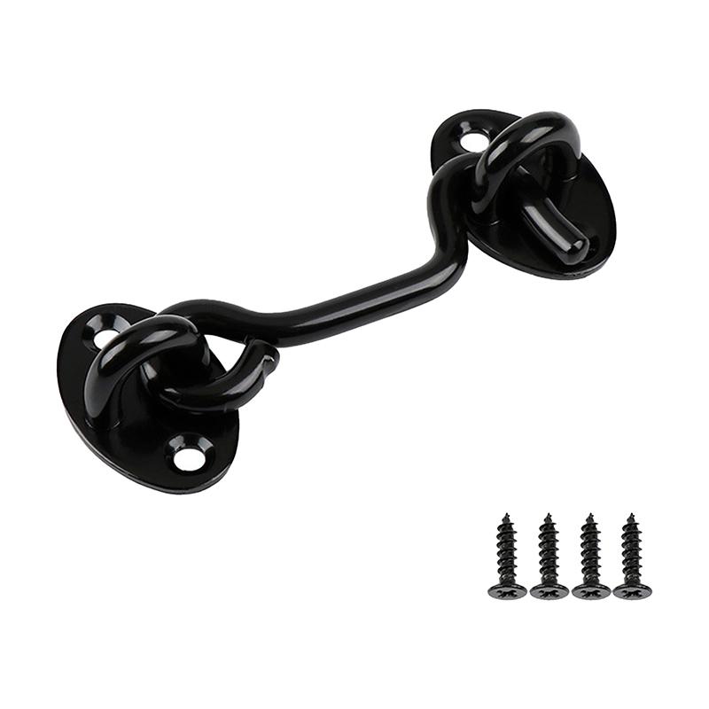 Stainless Steel Cabin Hook Eye Shed Gate Door Latch Silent Holder Window Cabin Hook Lock And Eye Latch Lock Shed Gate