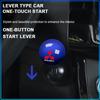 Car Logo Emblem Push Start Button Lever Creative Protective Cover For Mitsubishi Lancer Lancer ASX Outlander 2 3 Pajero Mirage exzos Pajero 4