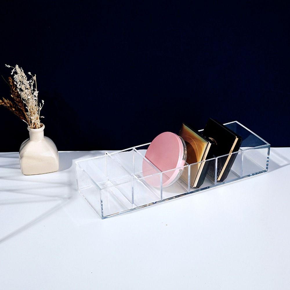 Detachable Acrylic Cosmetics Storage Box Transparent Jewelry Make Up Organizer for Home