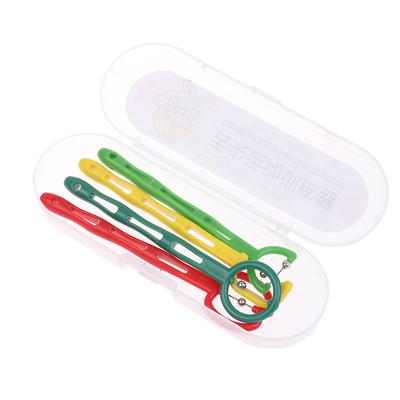 4 Stück/Box Zungenspitzenübung für Erwachsene Kinder Sprachtherapie Autismus Sensorische Rehabilitation Oraler Zungenmuskeltrainer Sprechwerkzeuge