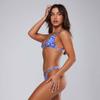Bikinis mit Blumendruck, sexy Badeanzug für Damen, mit String-Bademode mit Rand, Tangas, Bikini-Sets für den Sommer, Strandmode