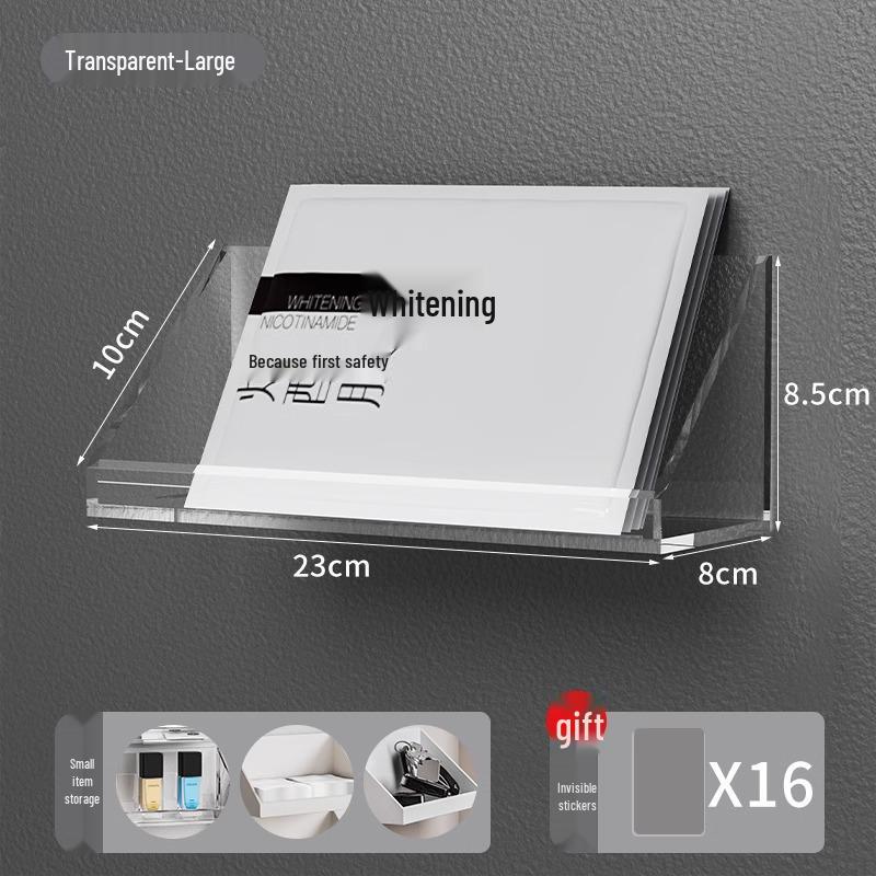 Wall-Mounted Bathroom Storage Cabinet for Cosmetics and Lipstick