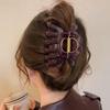 Funny Pumpkin Hair Claw Large Shark Clip Simple Hair Grab  Daily