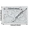 Baroque Silicone Molds Curlicues Scroll Lace Fondant Mold Cake Decorating Tools Cupcake Topper Candy Chocolate Gumpaste Mold