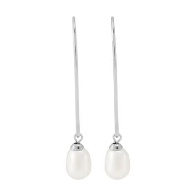 Skagen AGNETHE PEARL Weiße Süßwasserperle SKJ1834040 Damen-Durchziehohrringe,