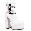 Sexy Platform Ankle Boots for Women Luxury Black Red White Short Boot High Heel Party Dance Shoes Lady Big Size 45 2025 Spring