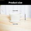 NEW Porcelain Coffee Dripper Funnel Conical Hand Flushing Single Dripping Filter Cup