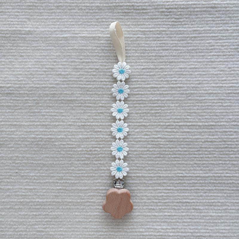 INS Korean Baby Pacifier Anti-Drop Chain and Teether Clip - Little Daisy Lanyard