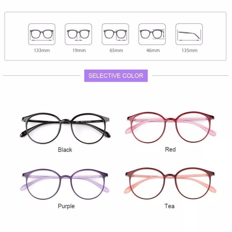 Round Reading Glasses Women Anti Blue Light Hyperopia Glasses Men Fashion Diopter Eyewear Farsighted Eyeglasses +1.0 To +4.0