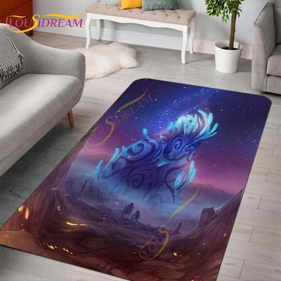 Alfombras de princesa Mononoke, alfombra con estampado artístico de dibujos animados en 3D, alfombras grandes para sala de estar, dormitorio, alfombrillas bonitas de Anime