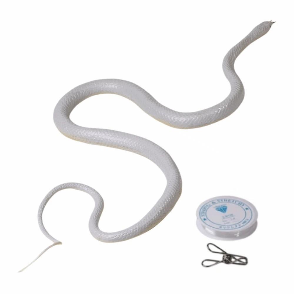 Realistic Simulation Snake S-Shaped Fake Snake Teasing Friends Prank Snake Toy Cosplay Props