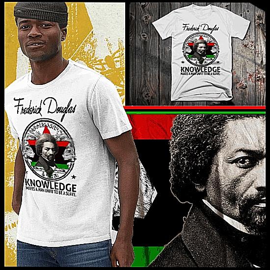 

Frederick Douglas T-Shirt Black History African Melanin African Pride Freedom S