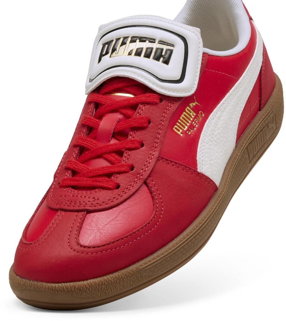 Кроссовки Puma Palermo Premium Unisex на все времена красный/теплый белый
