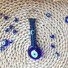 Böser Blick Amulett Schlüsselanhänger - Türkischer Blauer Augen Anhänger zur Taschen- & Autodekoration