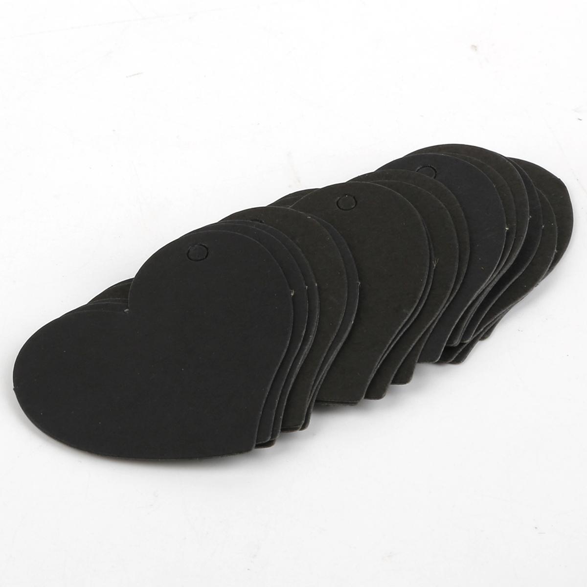 

50 шт./пакет, крафт-бумага, пустая форма сердца, листинг, закладка, сделай сам, упаковка для выпечки, ювелирные изделия, открытка для сообщений 4.5cm*4cm 50pcs/bag