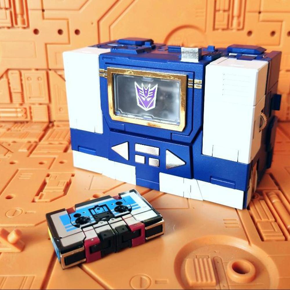 Deformation Robot Soundwave RP46 With Laserbeak Ravage Rumble Transformation Toys  Action Figure