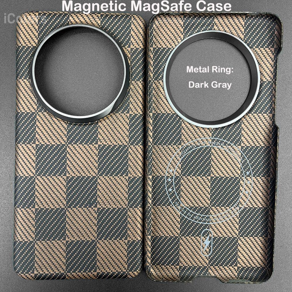 For Huawei Mate 70 Pro /70 Genuine Carbon Fiber Case Ultra Thin Aramid Fiber Case Lightweight Magnetic Cover Durable Sturdy