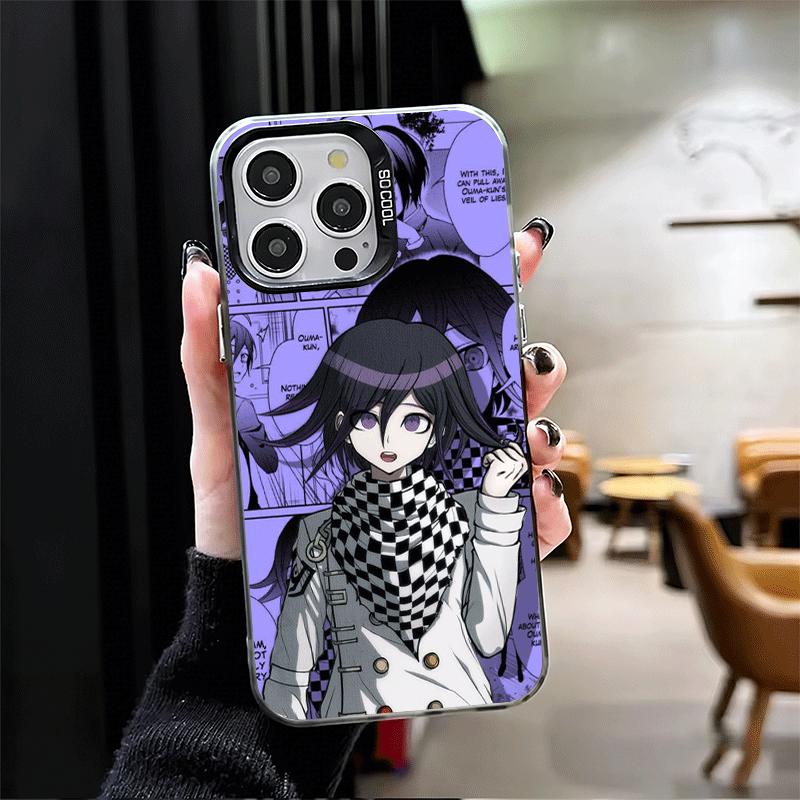 Anime D-Danganronpa Soft Phone Case for iPhone 15 16 17 Pro Max 17Air 16E 14 Plus 13 12 Mini Shockproof Cover Back Shell