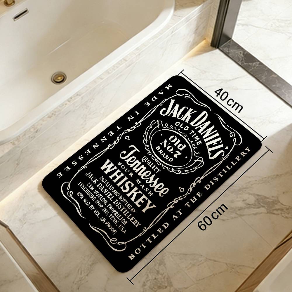 Brand J-Jack Daniel Luxury Entrance Door Mat Nordic Style Bedroom Living Room Doormat Home Balcony Anti-Slip Modern Home Decor