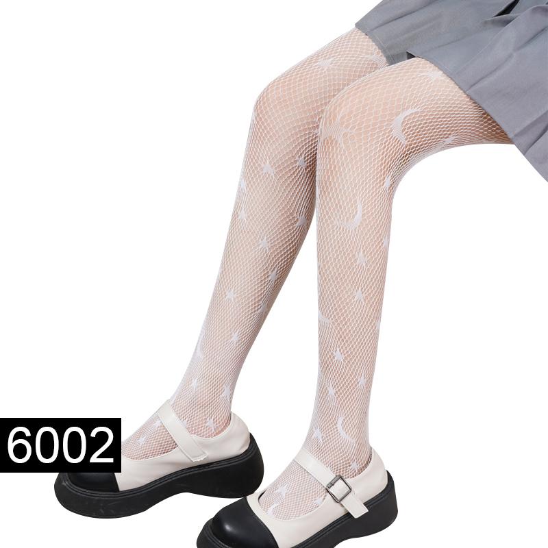 Mesh Fishnet Nylon Tights Long Body Stockings Jacquard Step Foot Fashion Seam Lingerie Ladies Black Hosiery Women Sexy Pantyhose