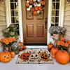 Absorbent Pumpkin Door Mat Easy Clean Halloween Doormat New Ghost Carpet  for Home Decoration