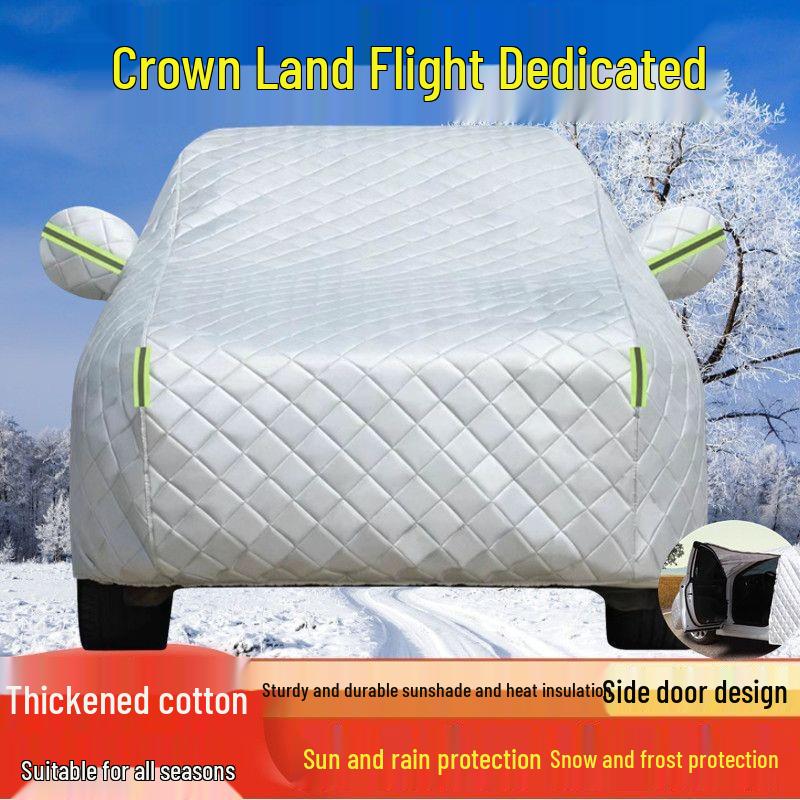 Toyota Crown Land Cruiser Full Exterior Car Cover: Sun, Rain, Dust Protection & Heat Insulation.