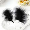 8-15Cm Black Feathers Decoration For Crafts Bulk Small Big Long Plumas Wedding Flower Tree Hats Dreamcatcher Goose Piume 50Pcs