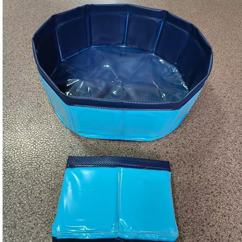 Portable Foldable Waterproof Foot Bath Multifunctional Cat Litter Box Foot Washing Basin Small Animal Bath Sand Tray