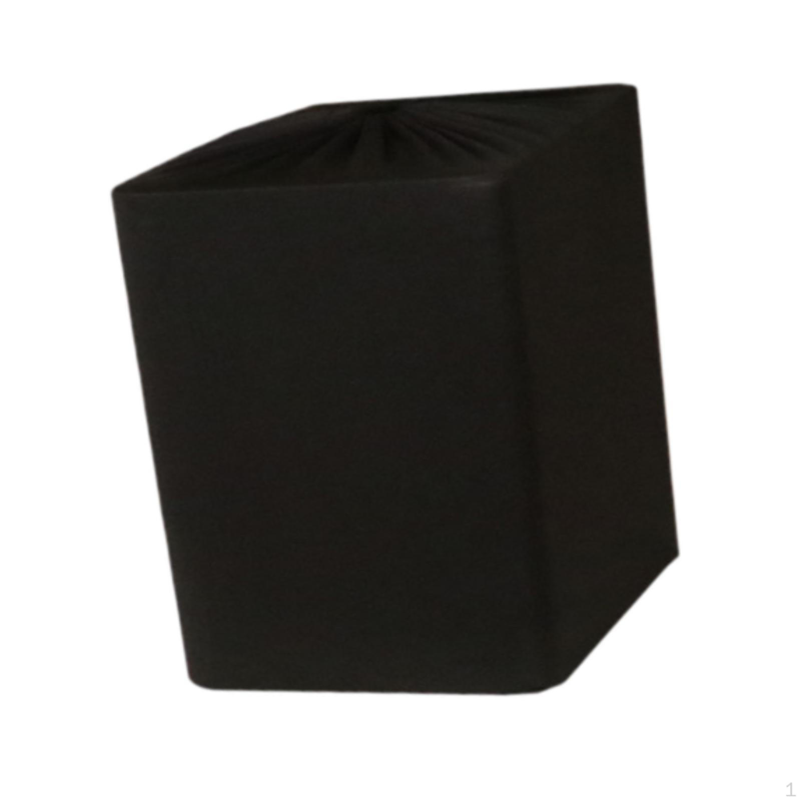 

Чехол для динамика Аудио Защита от царапин Аксессуары для улицы Дизайн со шнурком Черный 15x15x35cm