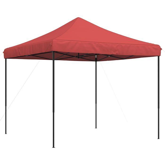 VidaXL Folding Pop-Up Party Tent Bordeaux 292x292x315 Cm, Tent, Awning Tent, Gazebo Awning, Tent 4004917