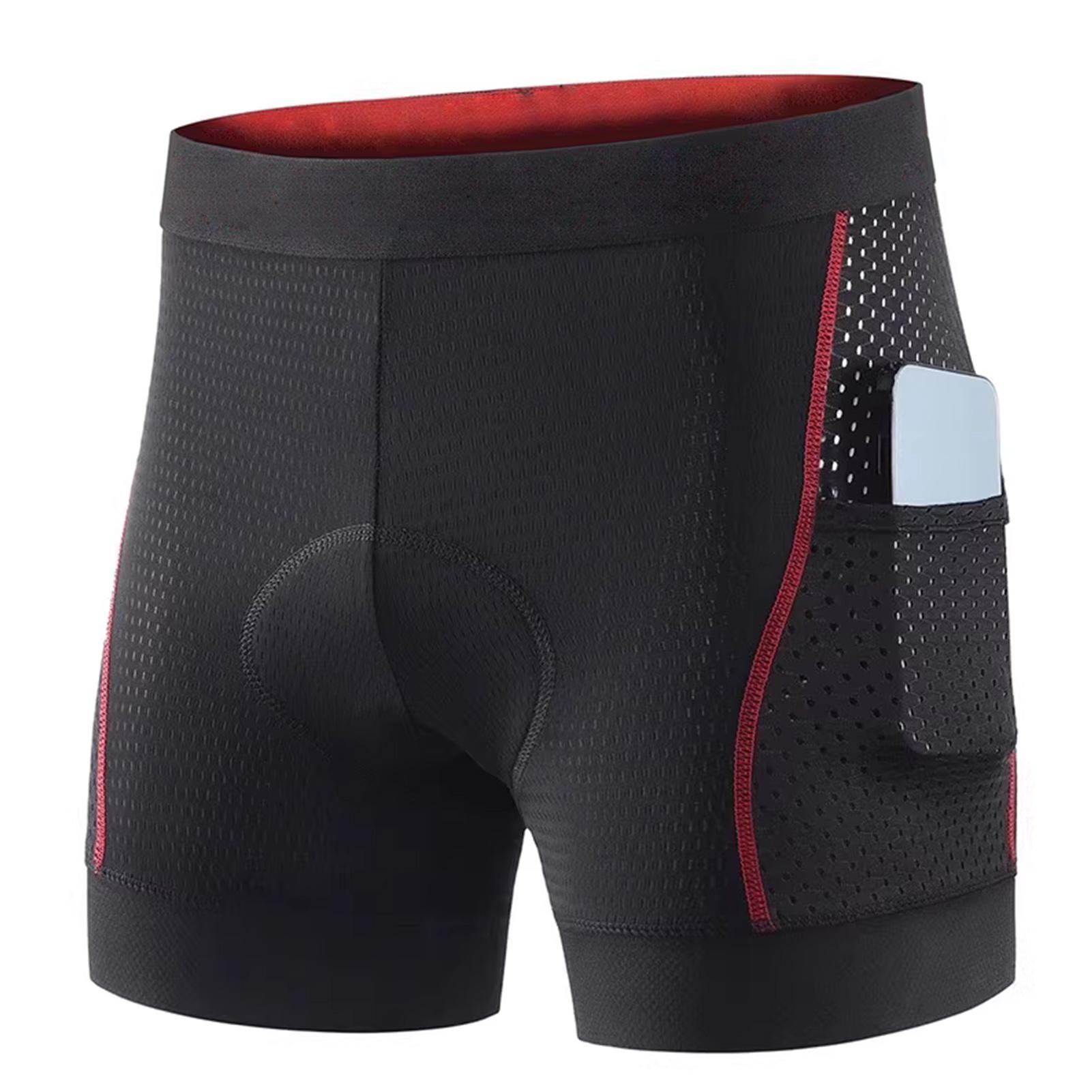 

Велотрусы с мягкой подкладкой для мужчин Высокая эластичность Быстросохнущие Дышащие Силиконовая подкладка Велосипедные шорты Черные с черной полосой Азия Red Line Asian Size L(EU M) чёрный