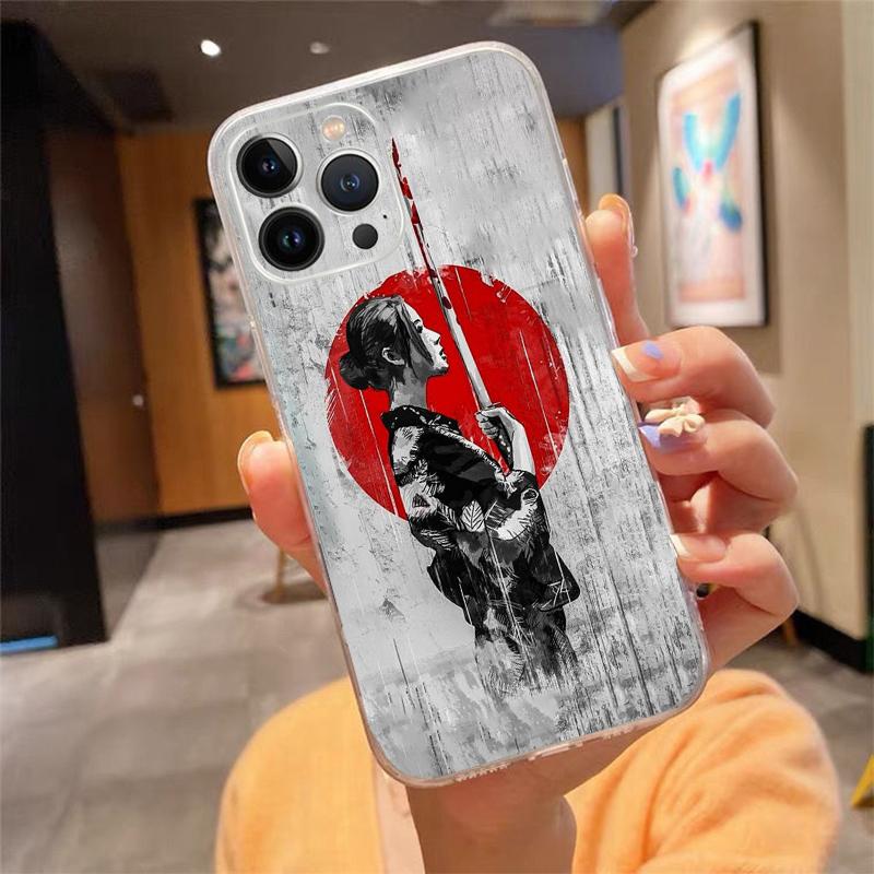 Phone Case For Iphone 17 Pro Max Air 16 15 14 13 Pro Max 15 16 Pro 15Plus Japan The Samurai Ninja