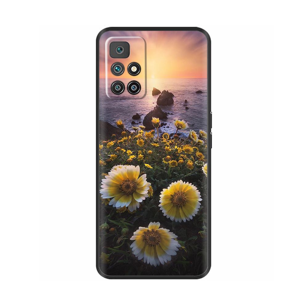 For Redmi 10 Case redmi10 Flowers Soft Phone Shell For Xiaomi Redmi 10 4G Cover For Redmi 10 Prime Cute Butterfly Cartoon Cases