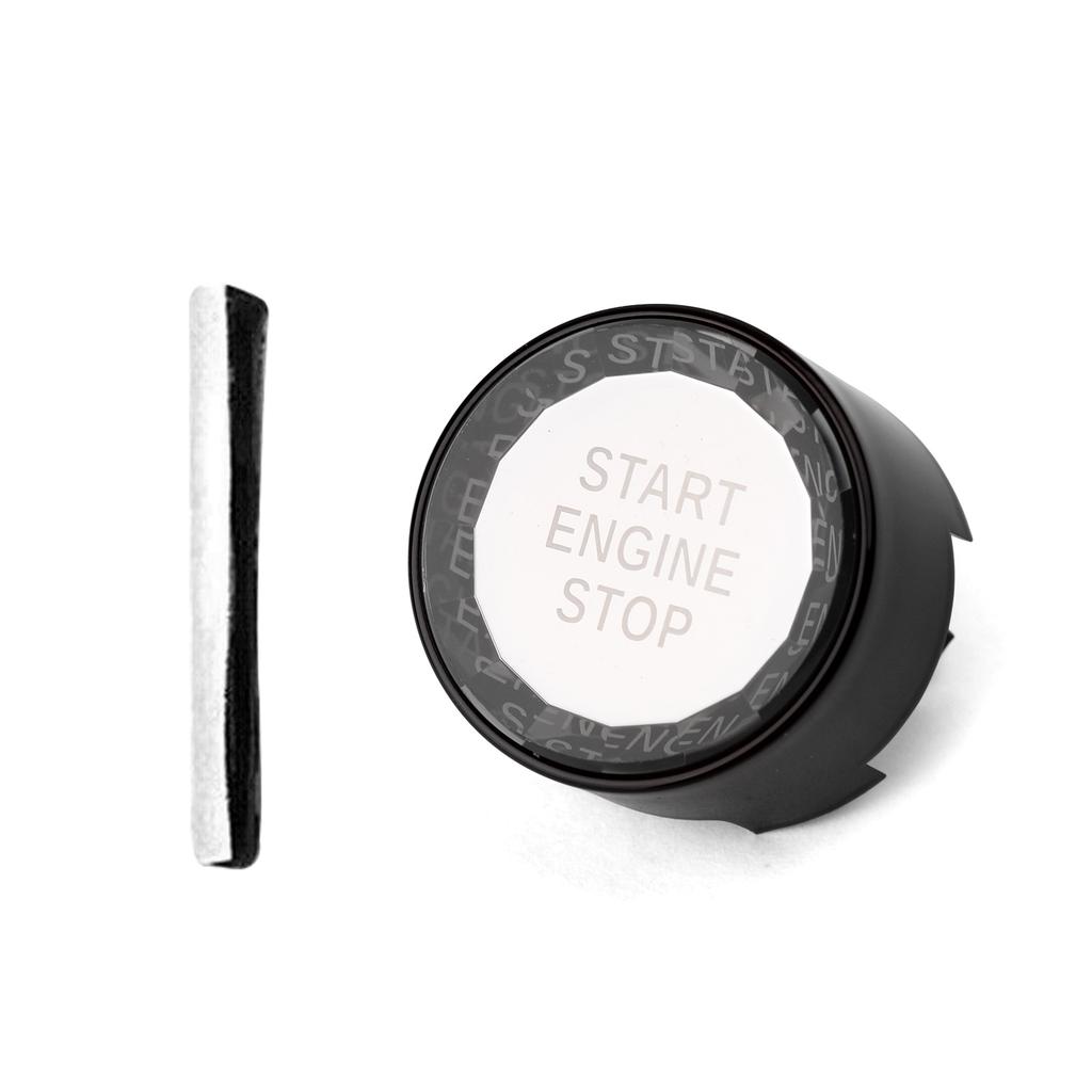 Black Engine Start Stop Switch Button Cover For BMW F Chassis F30 F10 Crystal