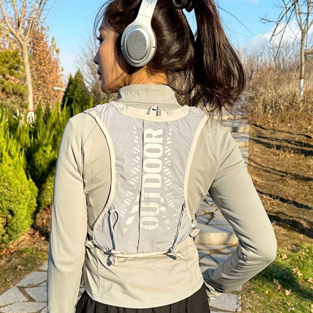 Vest Style Hydration Backpack Breathable Trail Running Backpack Reflective Running Bag  Hiking
