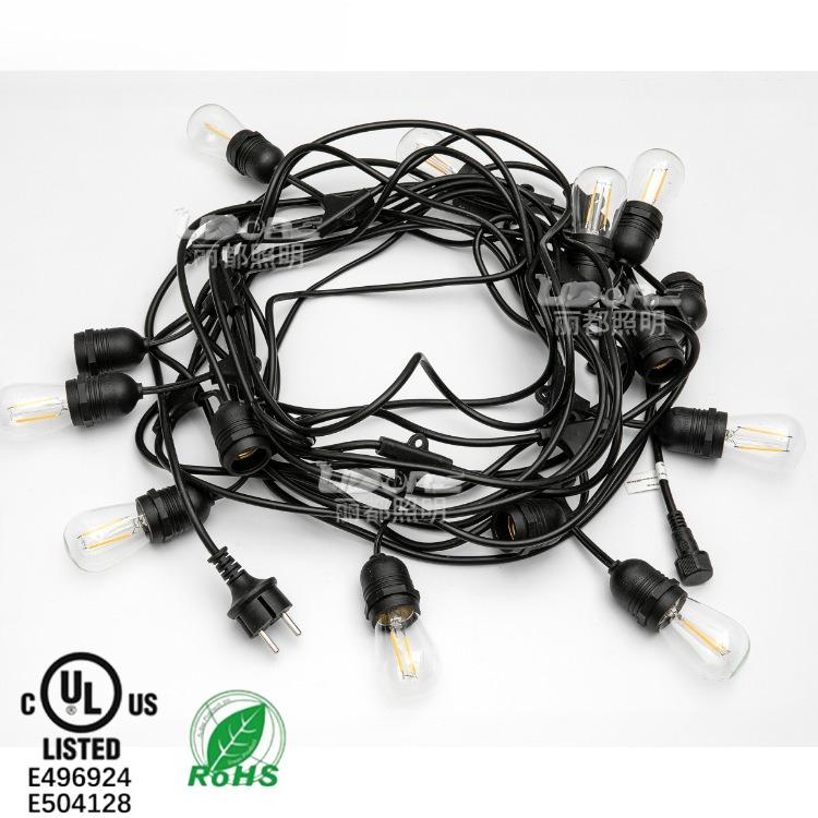 S14 Light String Marquee Outdoor Camping Decoration Atmosphere Light Led Christmas Light String