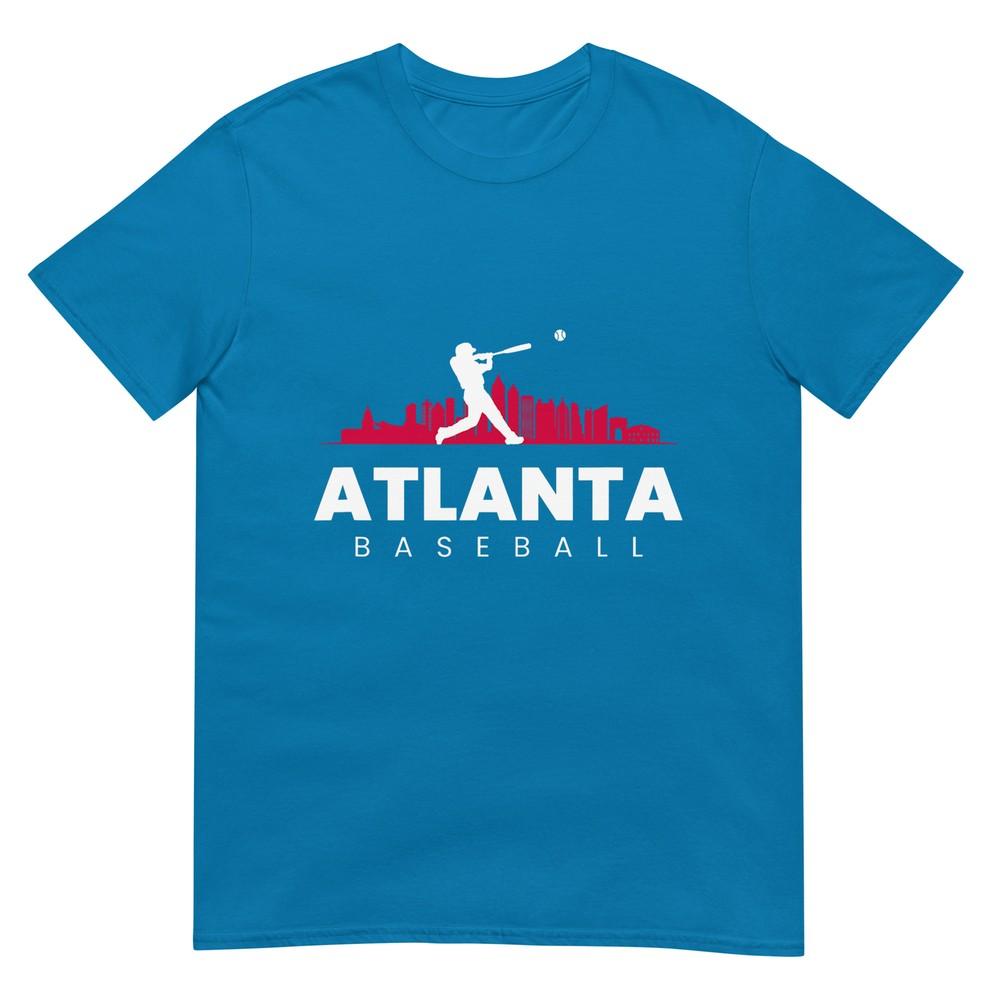 Atlanta Baseball Vintage Minimalist Retro Baseball Lover Tshirt