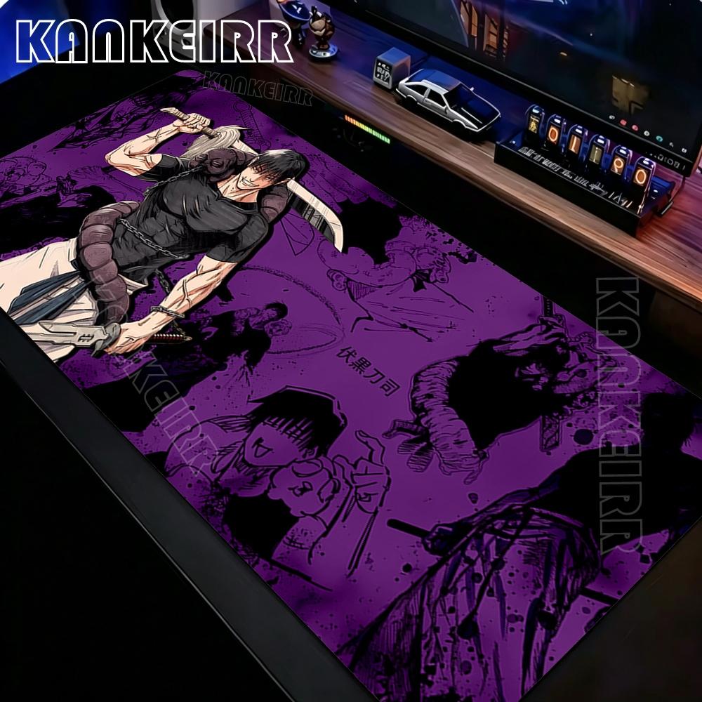 Anime Supernatural Jujutsu Kaisen Mouse Pad Natural Rubber Mousepad Large Gaming Lockedge Thickened Pc Table Desk Mat Big Carpet