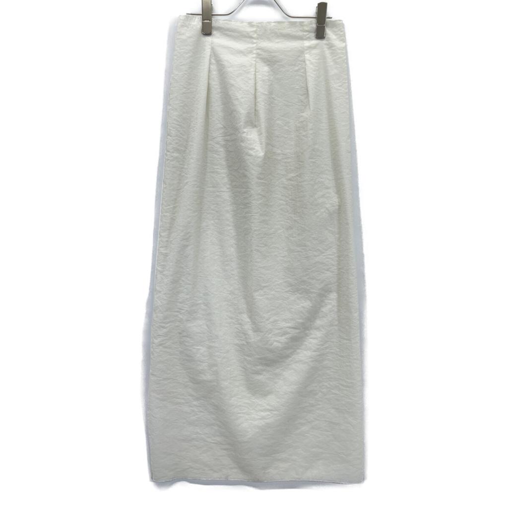 e BIOTOP White sheer tight skirt skirt Not written whiteUsed