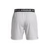 Under Armour Embroidered Logo Print Straight Leg Shorts With Elastic Waist Men Shorts Light-Grey 1373718-014