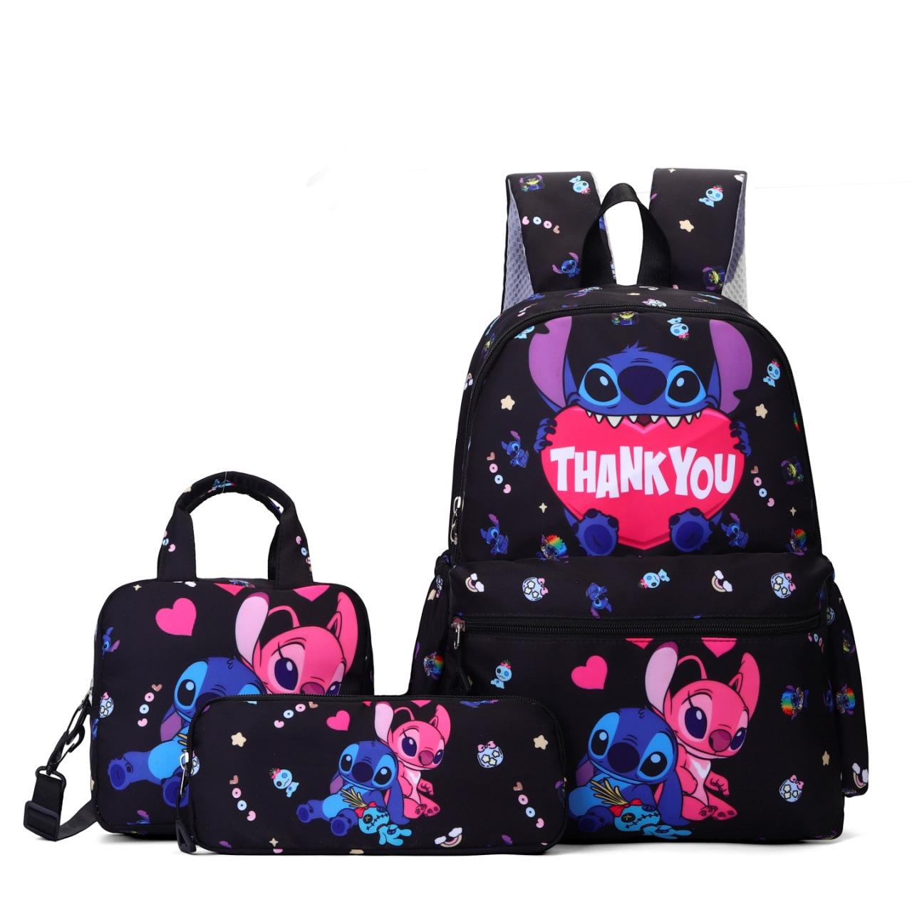 

Cute Cartoon Schoolbag Set 2025: Kids 3-Piece Backpack for Boys & Girls
