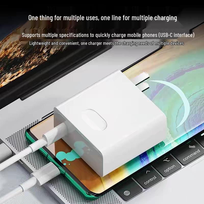 90W GaN Charger for Huawei Laptops with PD Fast Charging and 65W Flash Charge Cable