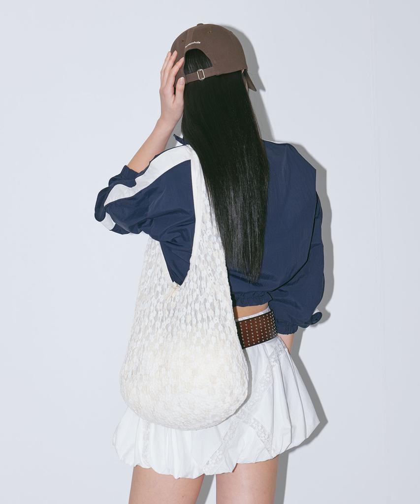 Haebeueoweil H Lace Applique Cap (Br)