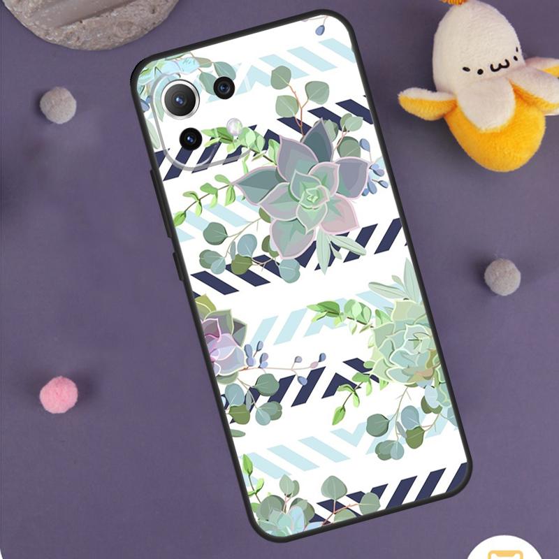 

Чехол Кактус Суккулент Для Xiaomi 14 15 Ultra 13T 14T 15T 17 Pro Max POCO F5 F6 F7 X5 X6 X7 Pro F8 Ultra Cover POCO X7
