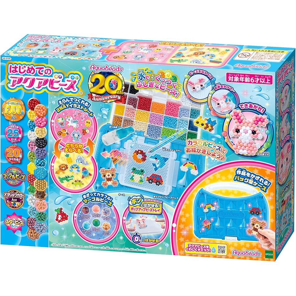 

Aquabeads All-in-One Set Beginner AQ-S100 ST Mark Certified Toy for Ages 6 and Up Water-Based Craft Making Toy