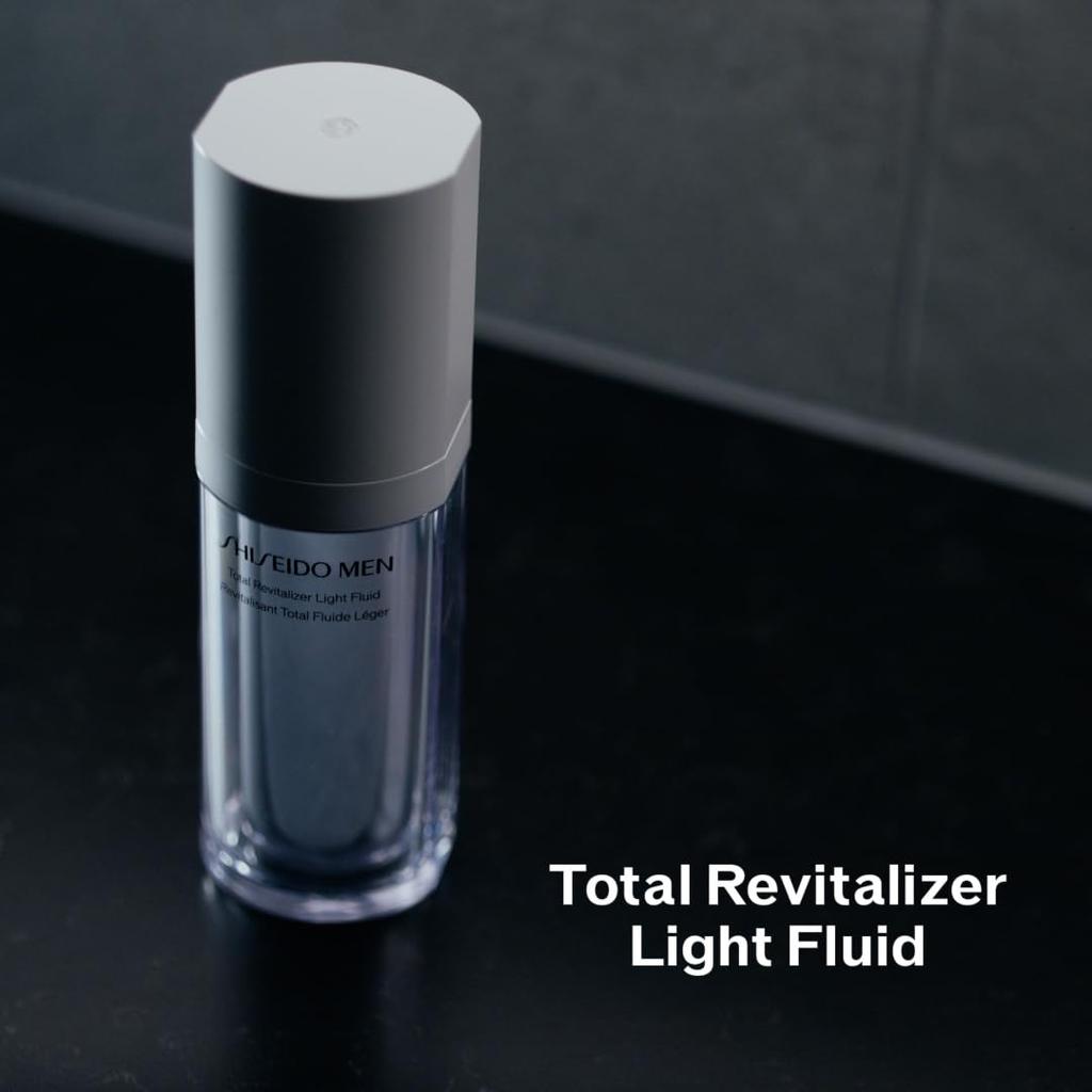 Shiseido Men Total R Light Fluid N Moisturizing Lotion for Citrus and Bamboo Green 70ml Men, Scent,