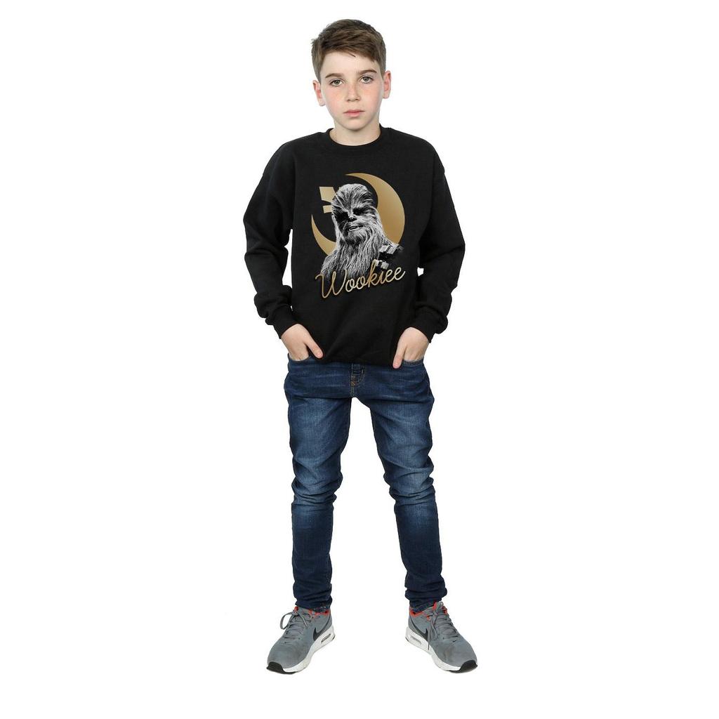 Star Wars Boys The Last Jedi Gold Chewbacca Sweatshirt