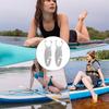 2 Pezzi Clip per Stand Up Paddle Board Doppio Supporto per Tavola da Pagaia Espandibile Morsetti di Fissaggio per Kayak